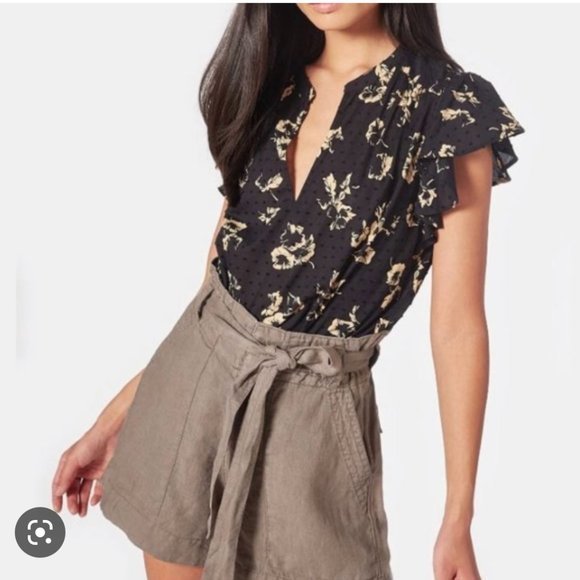 Joie‎ Marlina Top in Caviar - Picture 1 of 6